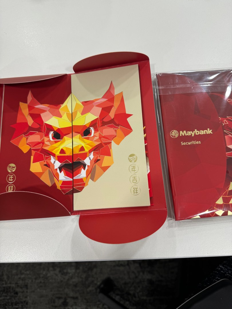 Maybank 2024 angpow, Hobbies & Toys, Stationery & Craft, Occasions