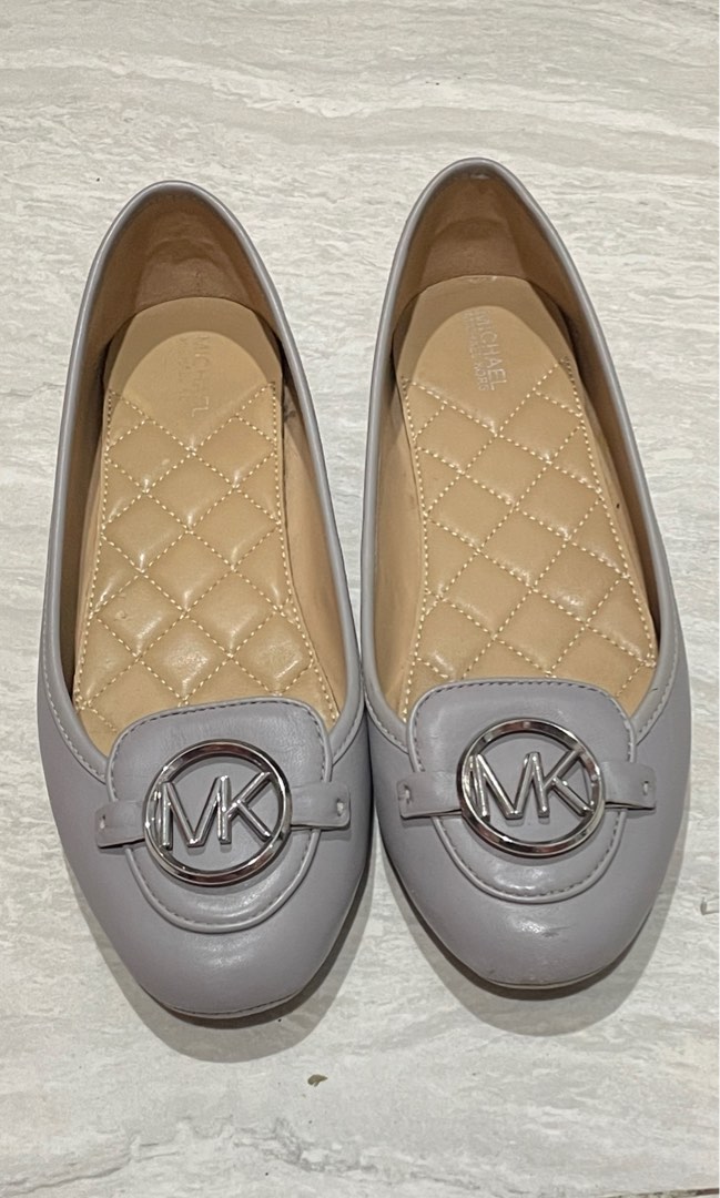 Michael kors grey flats shop