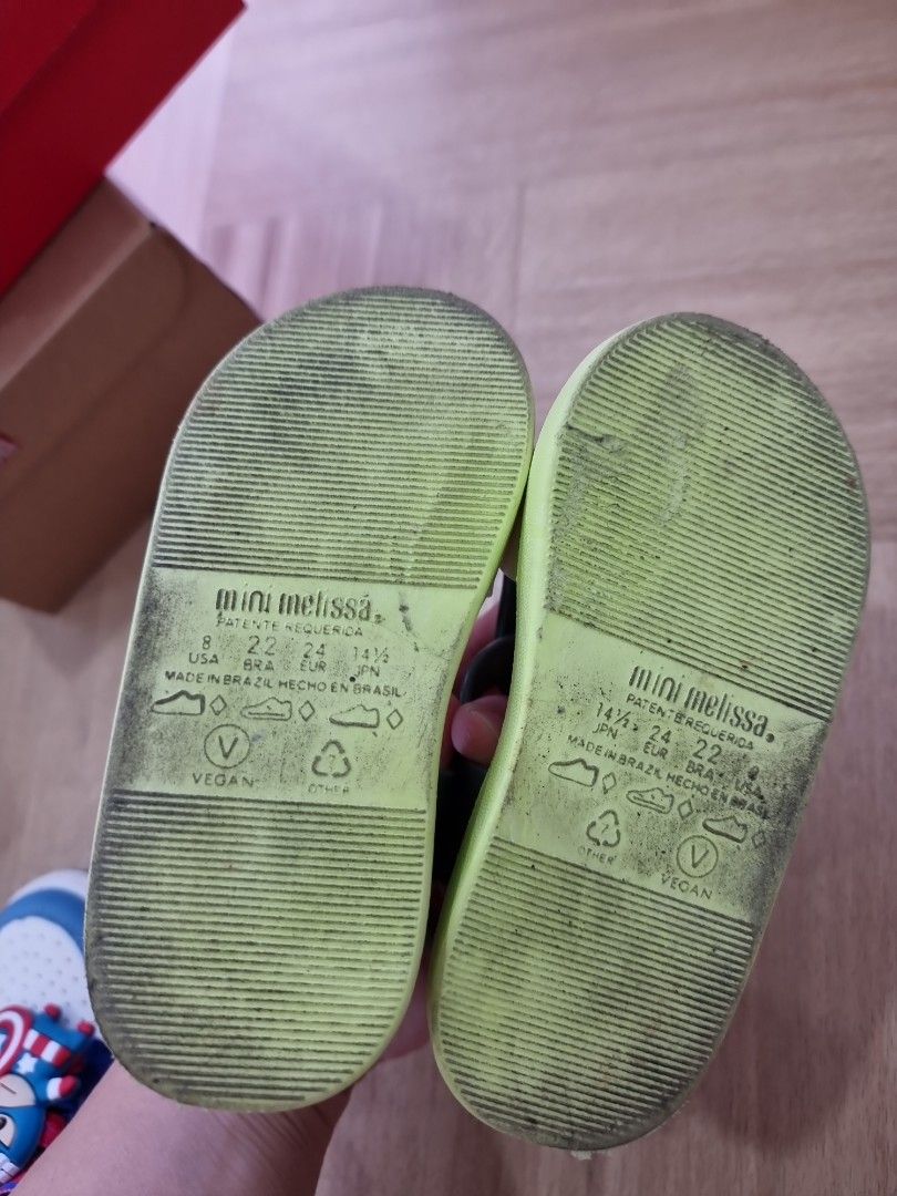 Mini melissa avocado sandals sales