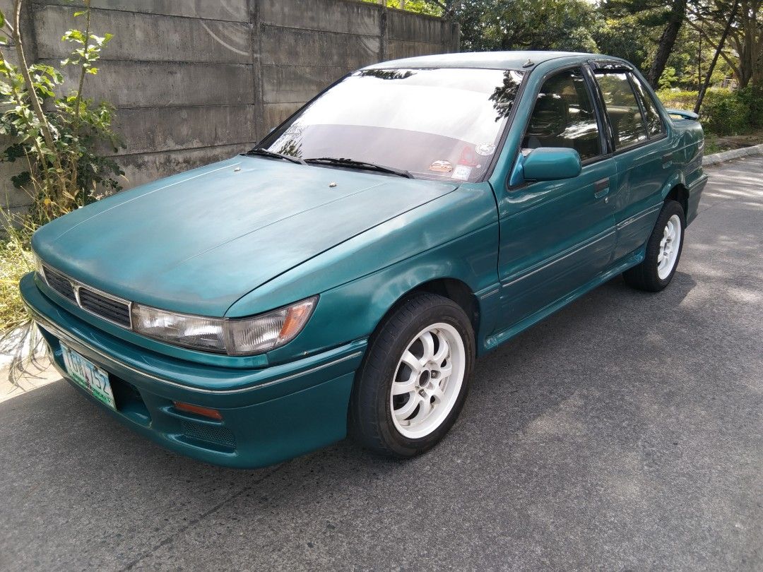 Mitsubishi Lancer 1.5 GLXI Manual (Category: Used Cars) located in Manila. Submitted by rogerguzma89302 (Listing ID 1280057969, Image 1). Description: ORIGINAL LANCER GTi 1992 with complete body clads n REAR SPOILER.Owned n maitained by MITSU CARS mechanik when purchased last yr.Stock all ORIG BODY N ENGINE.ECI engine.FUEL INJECTED.MATIPID n sports tunog mufflers.MAGS X15".!Expired Reg.LTO.RUNNING CONDITIOn.NEEDS aircon freon charging.Good headli