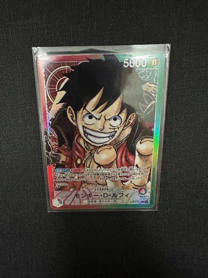 Monkey D Luffy One Piece/OP01-003, Hobbies & Toys, Toys & Games on ...