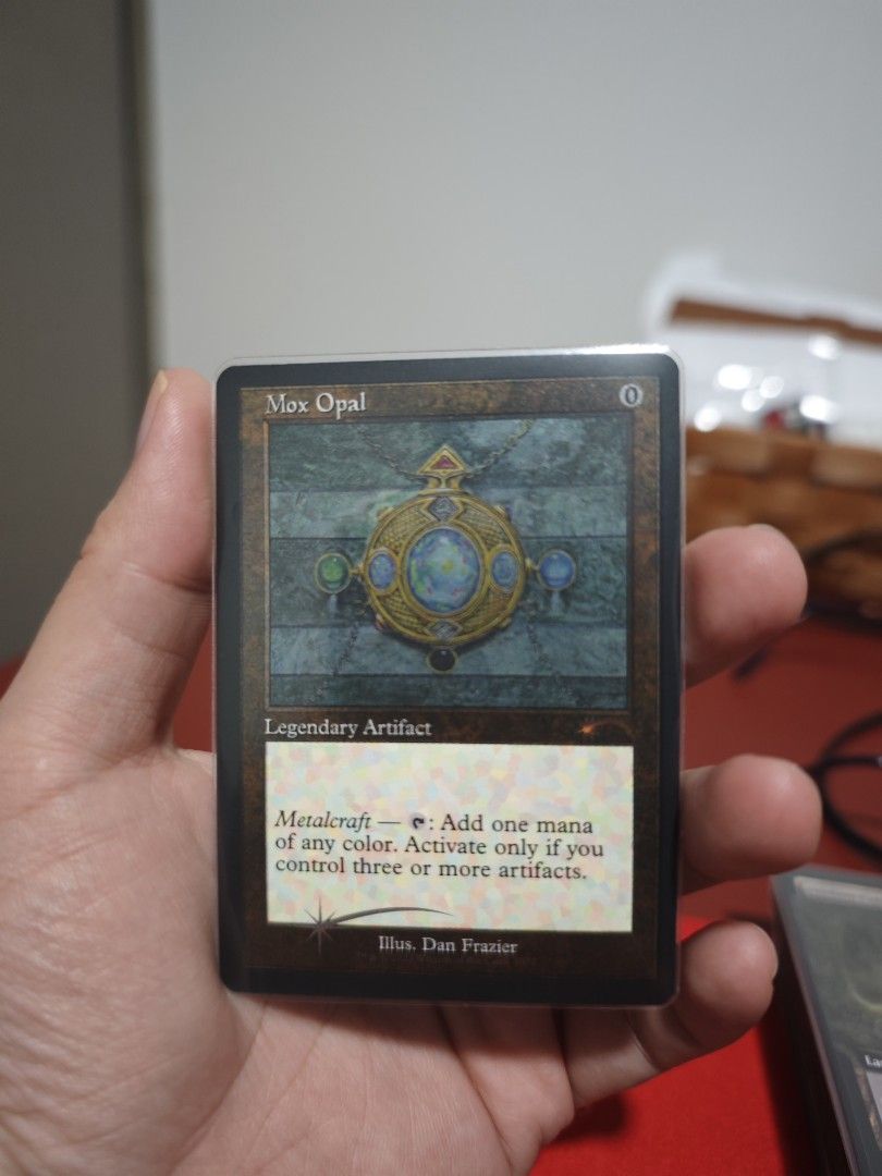 Mox Opal Secret Lair etched foil mtg magic the gathering, Hobbies