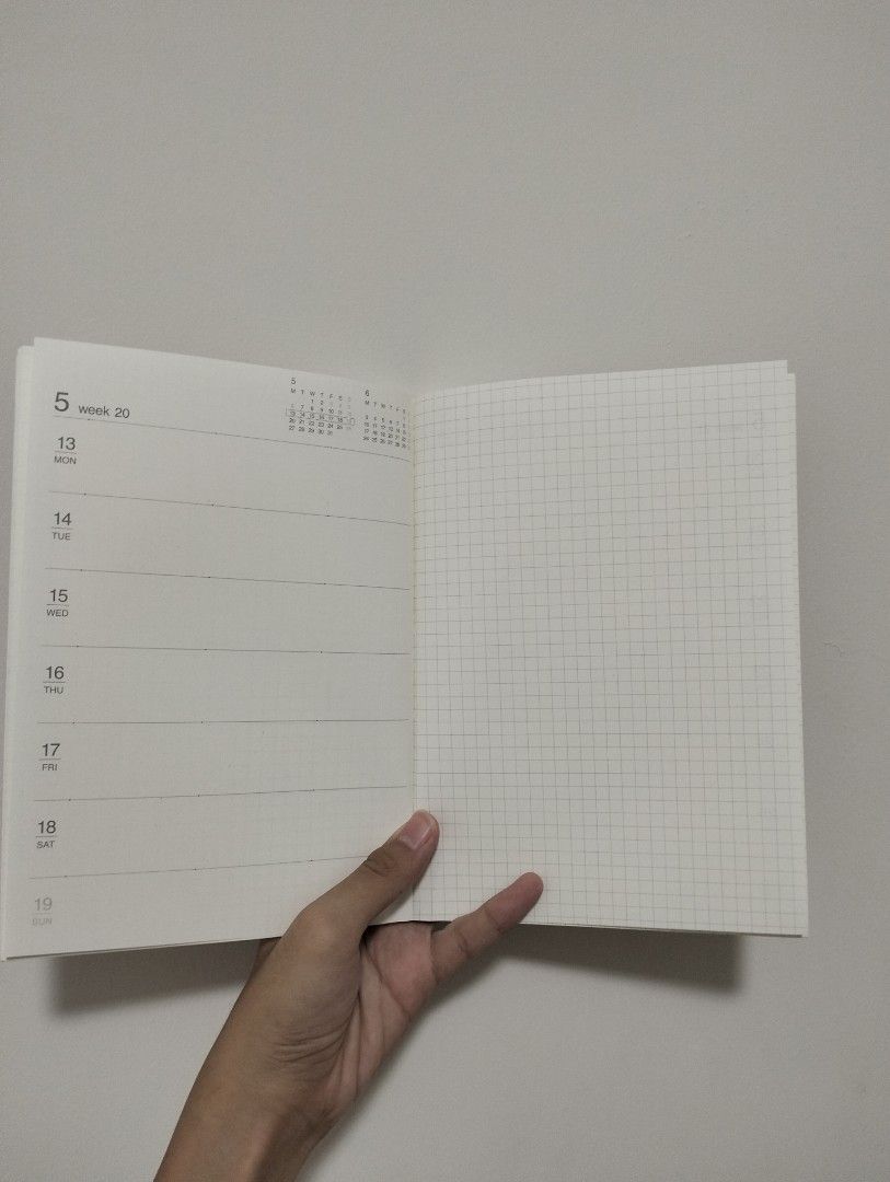 Muji 2024 Planner, Hobbies & Toys, Stationery & Craft, Stationery
