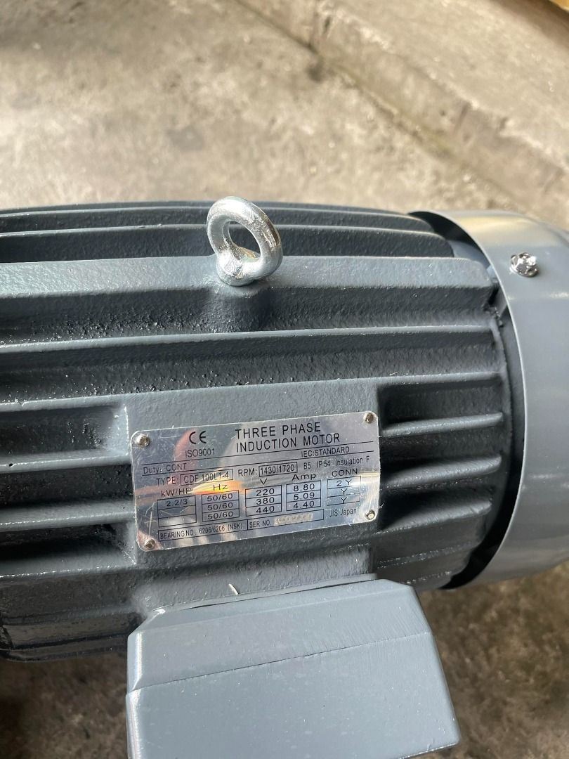 Nachi gear motor (Category: Construction Tools & Equipment) located in Manila. Submitted by 09150361920ronvillaflor (Listing ID 1280027858, Image 2). Description: Nachi gear motor Specs: 3HP 3phase 220v 1:60ratio ₱35,000 For inquiries GLOBE:📞 ☎ 0⃣9⃣1⃣5⃣0⃣3⃣6⃣1⃣9⃣2⃣0⃣ 📞 ☎ 0⃣9⃣1⃣5⃣0⃣3⃣6⃣1⃣9⃣2⃣0⃣ Email me@ 📫 📑 r-o-n-.-h-a-y-a-i-@-g-m-a-i-l.c-o-m Check my Carousell: https://www.carousell.ph/u/ronvillaflor0/ PRICE MAY CHANGE WITHOUT PRIOR NOTICE‼️