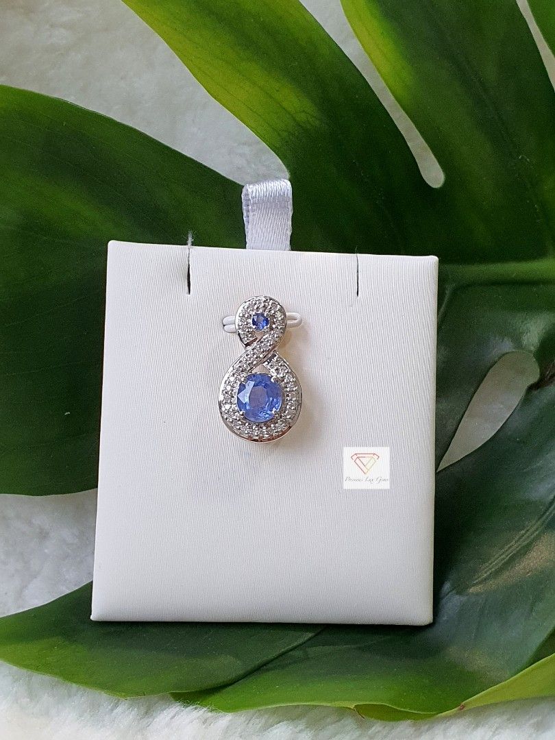 Genuine sapphire pendant discount