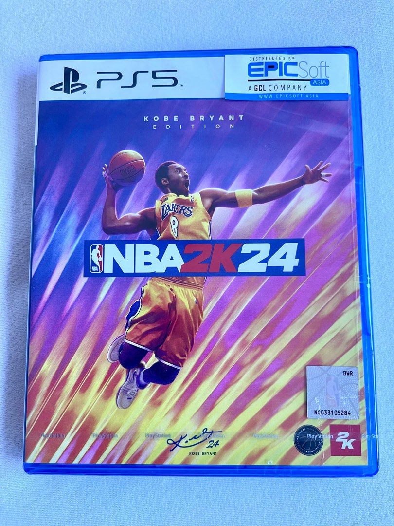 NBA 2K24 PS5 Disc - BRAND NEW Kobe Bryant Edition, Video Gaming, Video ...