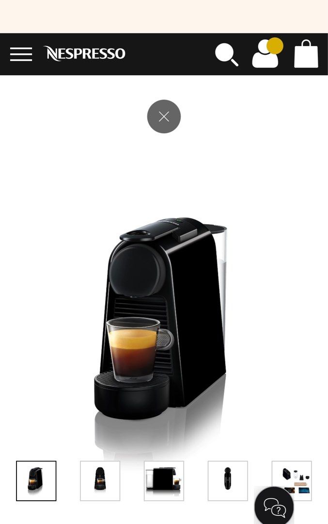 Nespresso Essenza Mini D30 SG Piano TV Home Appliances Kitchen Appliances Coffee Machines Makers on Carousell