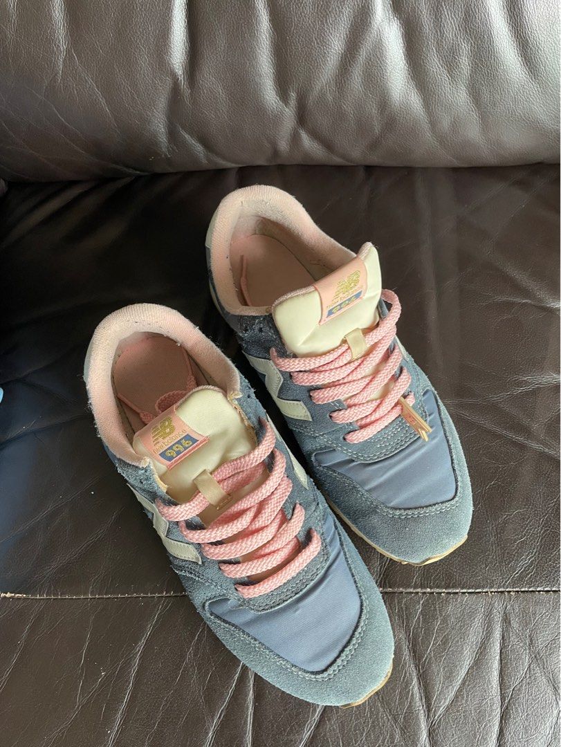New balance 996 blue and pink cheap