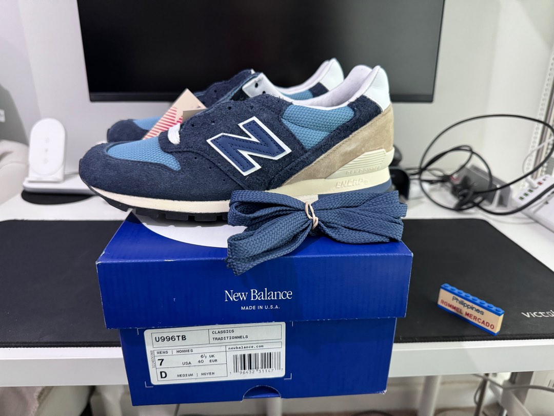 New Balance Made In USA 996 Aime Leon Dore Navy Size 7 Mens US