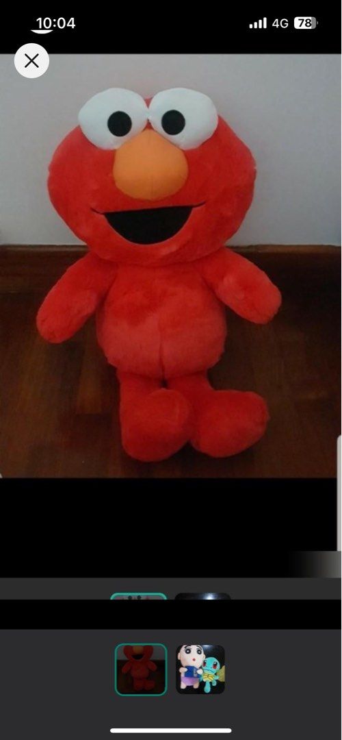 NEW] ELMO, crayon shin chan and Squirtle soft toy, Hobbies Toys