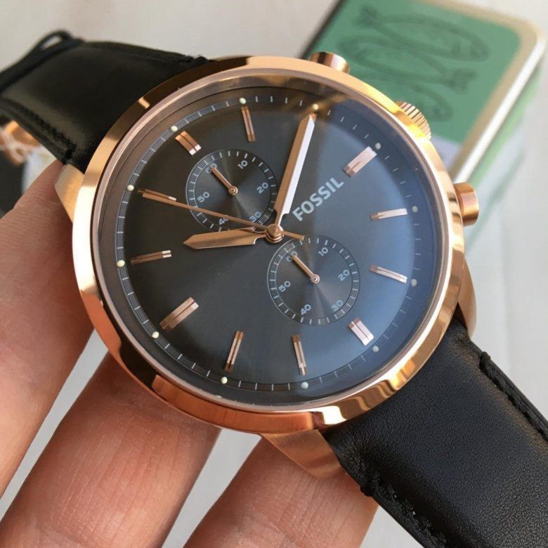 NEW OFFER MEN WATCH Fossil Men s Townsman Chronograph Black