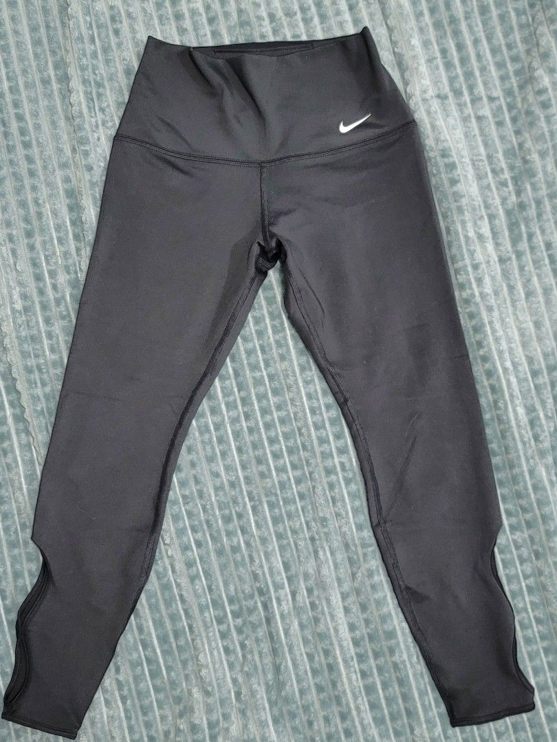 Nike Pants Woman's Medium One Legend Black Leggings Yoga Activewear