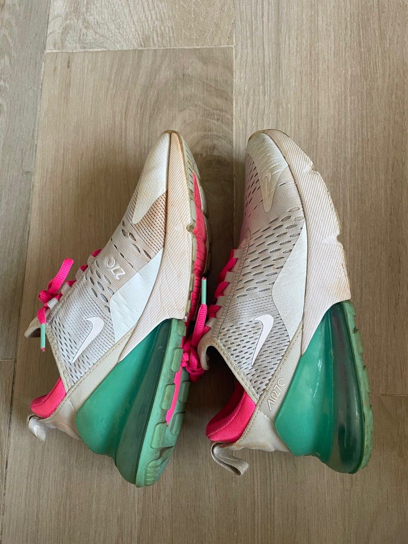 Nike Air Max 270 AH6789-065 White/Pink, 女裝, 鞋, 波鞋- Carousell