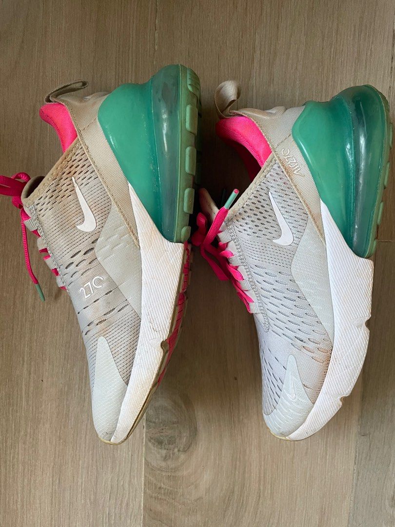 Nike Air Max 270 AH6789-065 White/Pink, 女裝, 鞋, 波鞋- Carousell