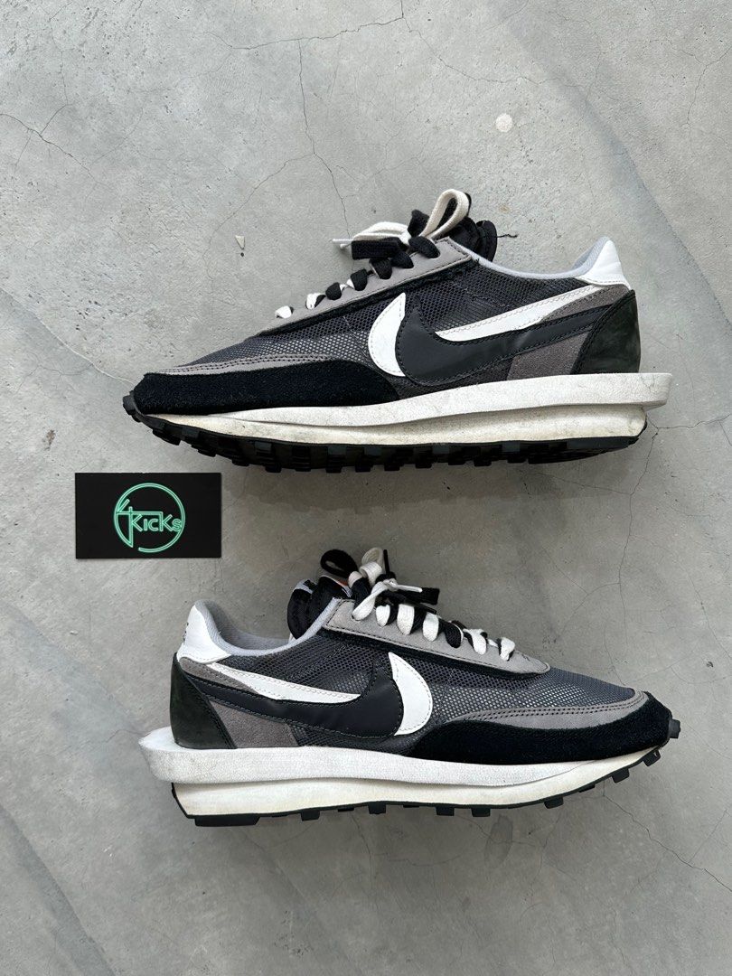 Black store sacai waffle