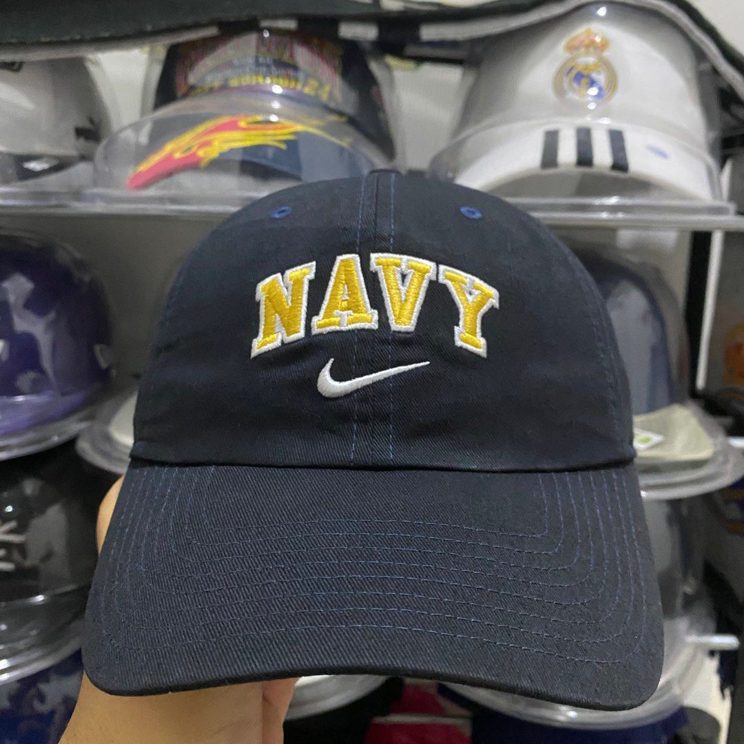 Nike navy hot sale cap