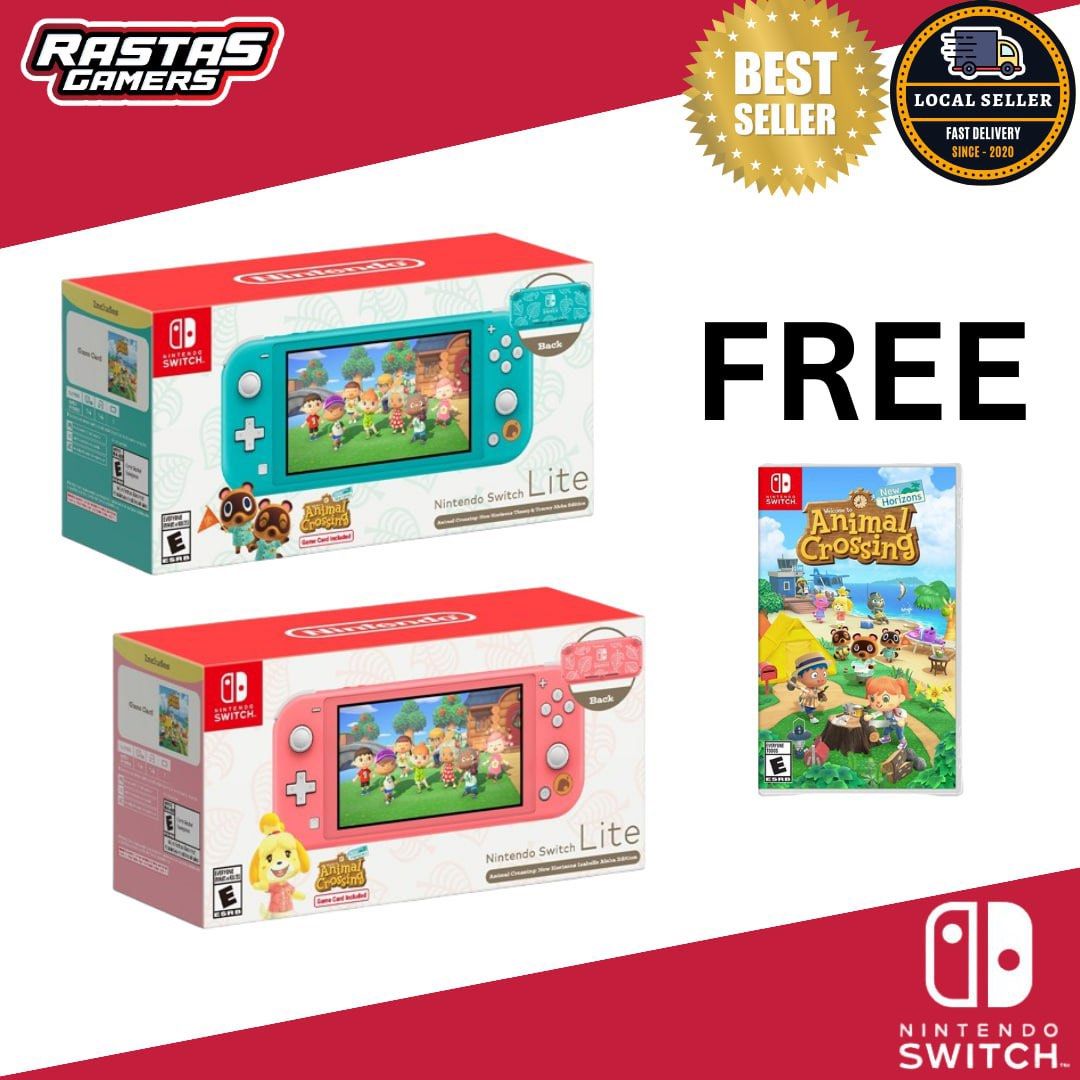 Switch lite sale plus animal crossing
