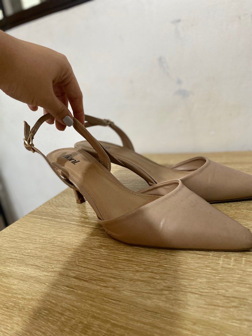 Nude Payless Fioni Slingback Shoes