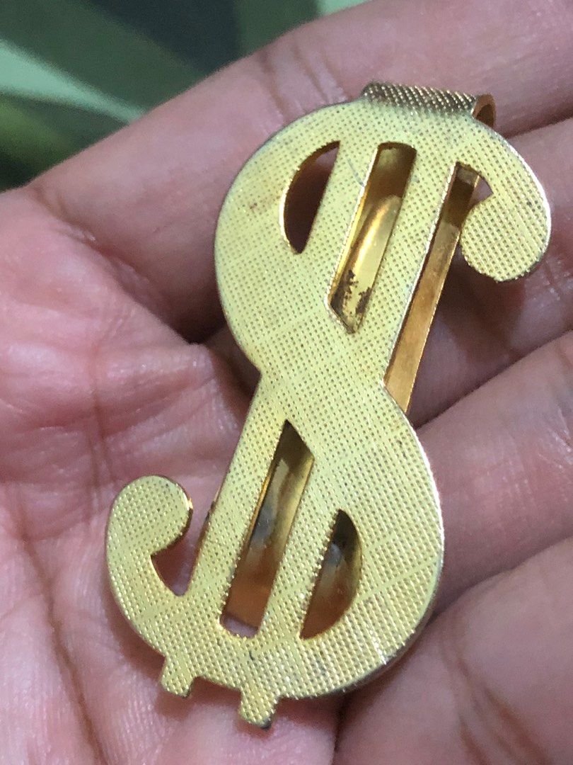 Old dollar sign brooch, Hobbies & Toys, Memorabilia & Collectibles