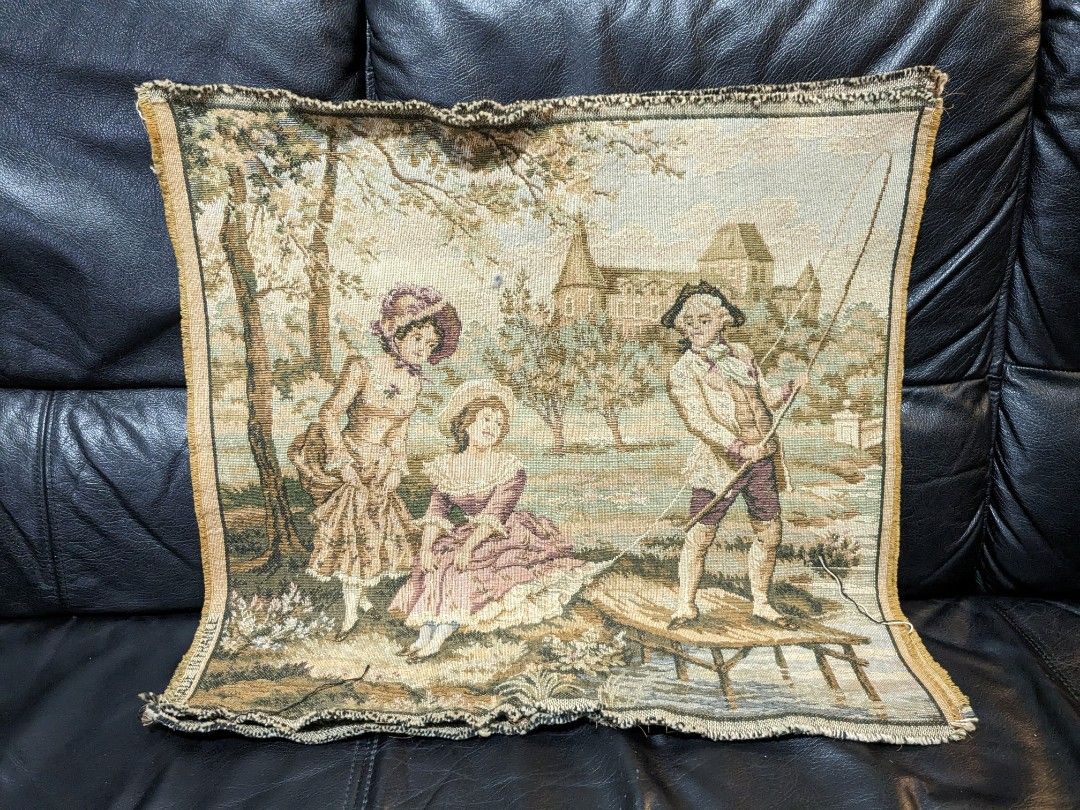 Old French Tapestry Fabric (Made in France), Hobbies & Toys