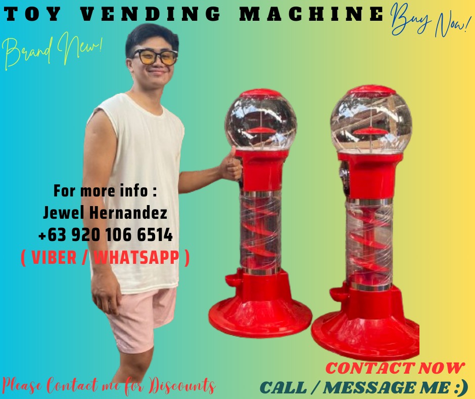 ON-HAND Spin Capsule Toy Vending Machine BRAND NEW, Commercial ...