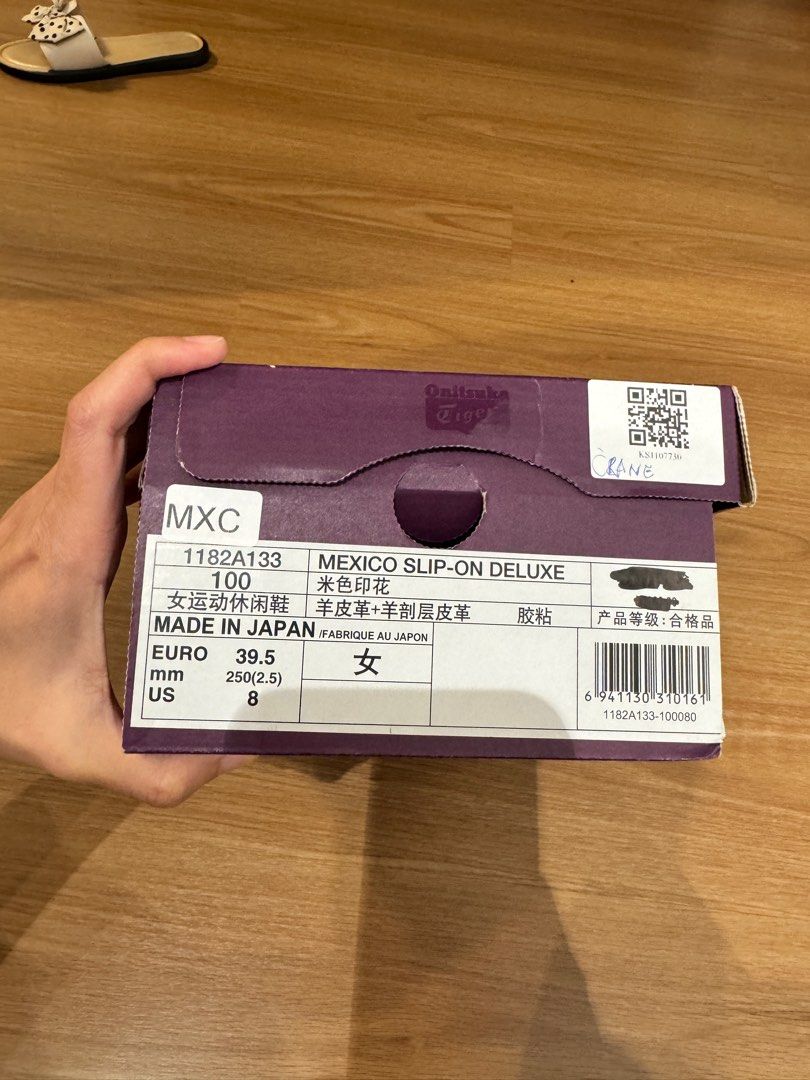 onitsuka tiger mexico slip on deluxe (Category: Sneakers) located in Singapore. Submitted by lunzz_709 (Listing ID 1280232815, Image 2). Description: Brand new. Delivery not included .