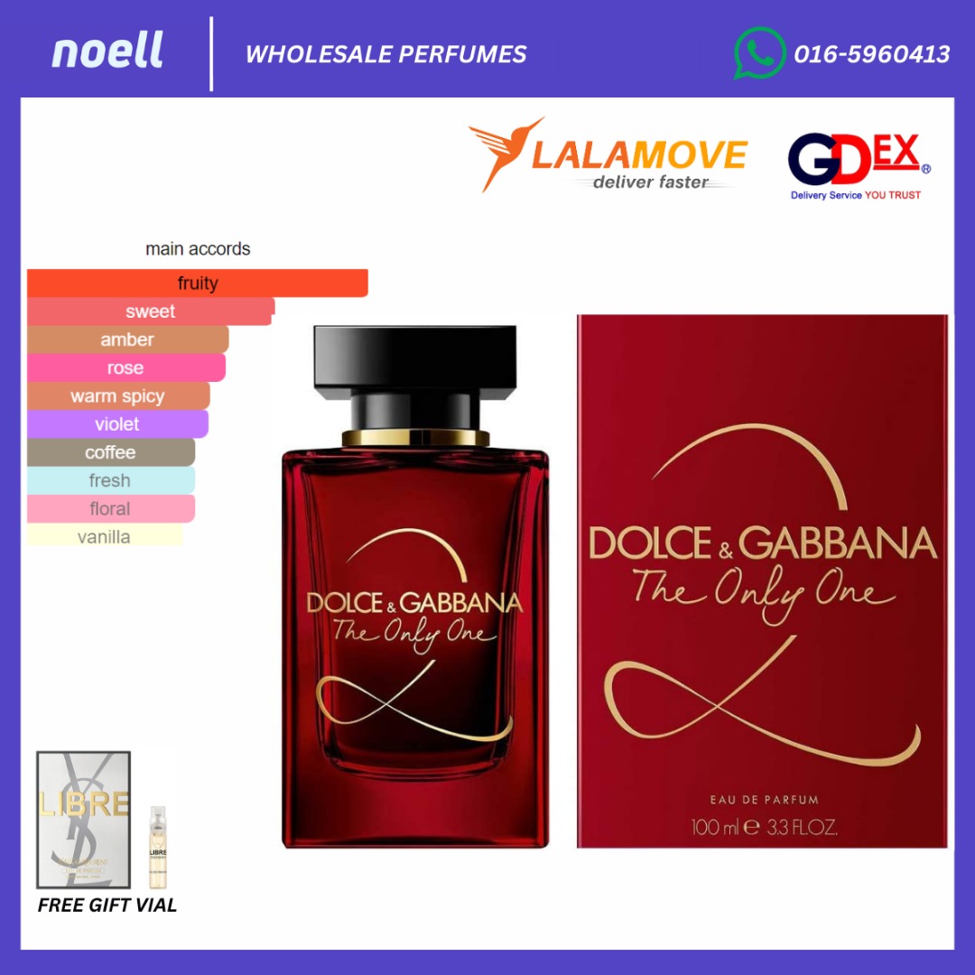 ORIGINAL AUTHENTIC READY STOCK D G DOLCE GABBANA THE ONLY ONE 2