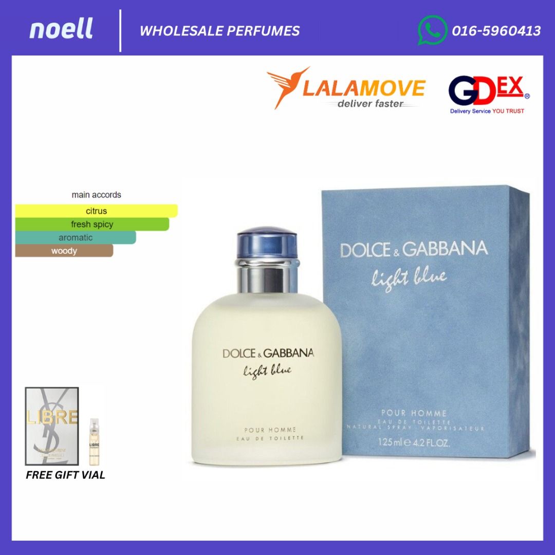 Dolce & Gabbana Light Blue Pour Homme EDT 125ml, Perfume