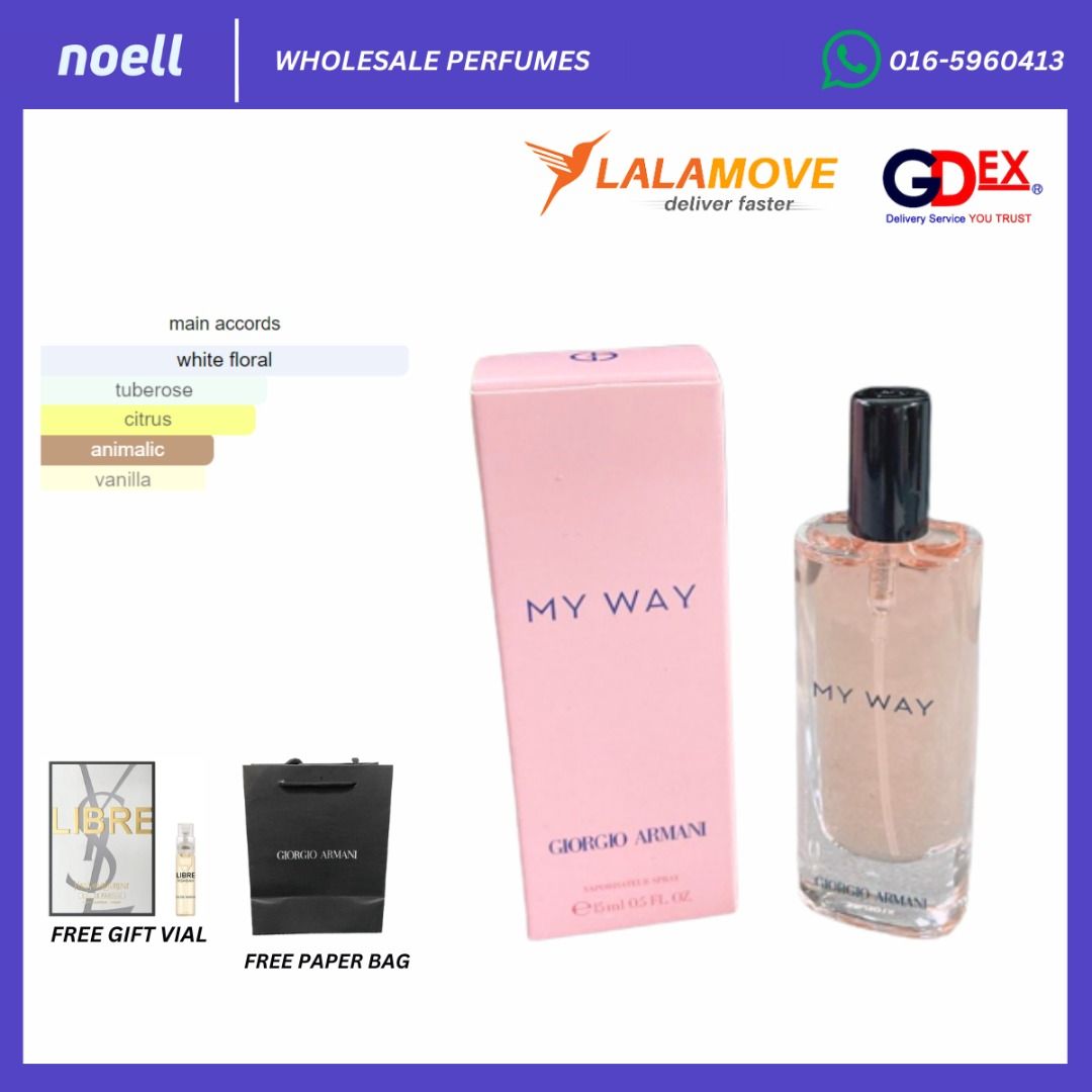 ORIGINAL AUTHENTIC READY STOCK 15ML GIORGIO ARMANI MY WAY EDP