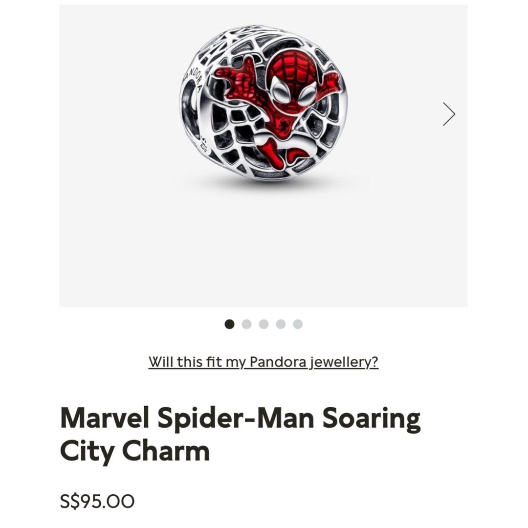 Marvel Spider-Man Soaring City Charm