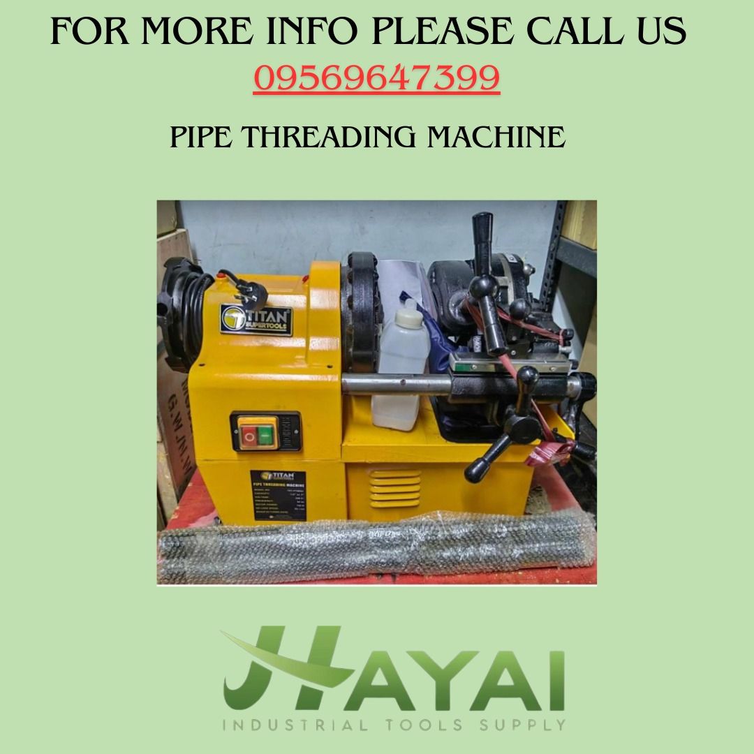 PIPE THREADING MACHINE, Commercial & Industrial, Construction ...