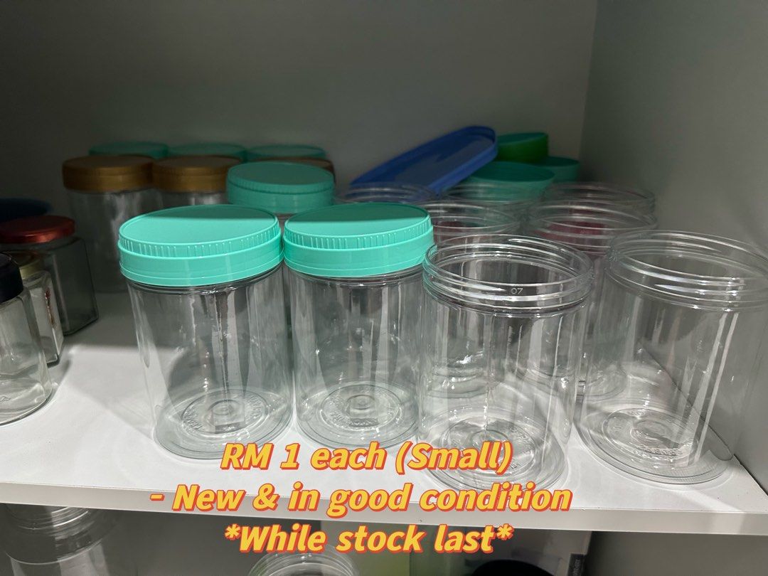 Plastic container (Category: Food Organisation & Storage) located in Kuala Lumpur. Submitted by jacliout8288 (Listing ID 1280225823, Image 1). Description: Brand new plastic container (Mr DIY) Letting go because over purchase. RM1 each (if buy more can nego price).