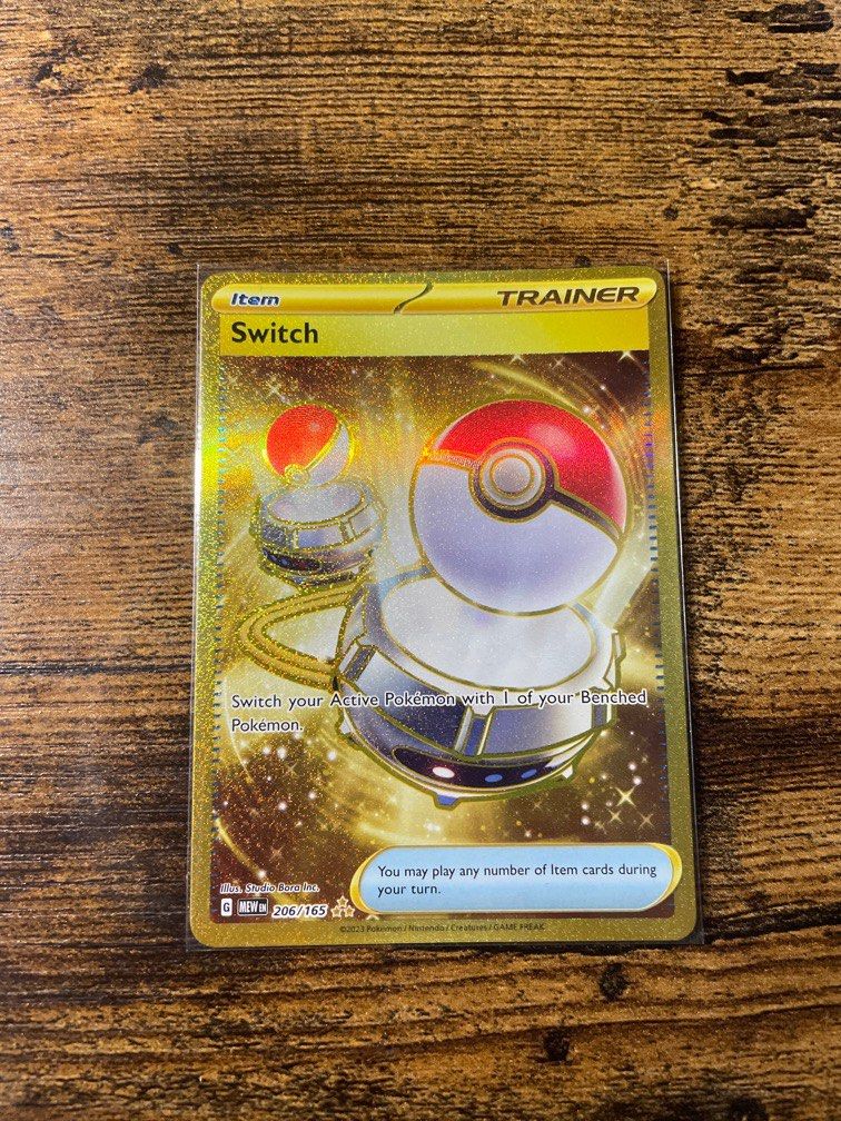 pokemon gold switch card Pokémon Card Gold Trainer Energy Switch 212/195 German – SHPNPokestore main image 0