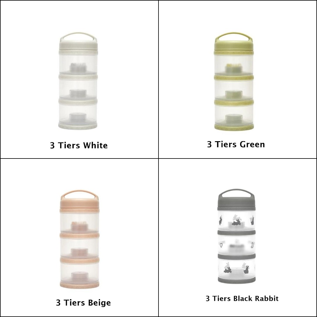 US 3-5 Layers Baby Milk Powder Formula Dispenser Stackable Storage  Container Box