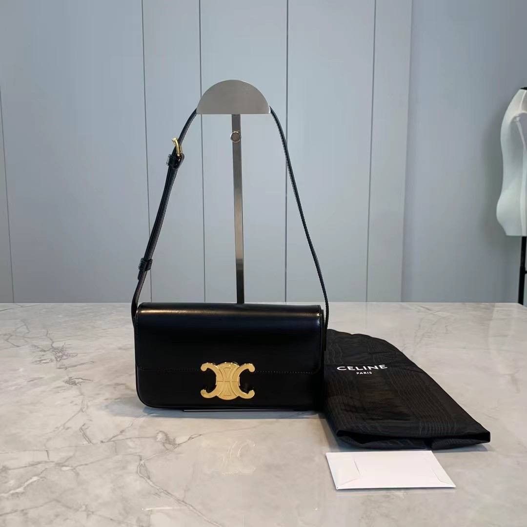 PRE ORDER Preloved Celine Triomphe Shoulder Bag