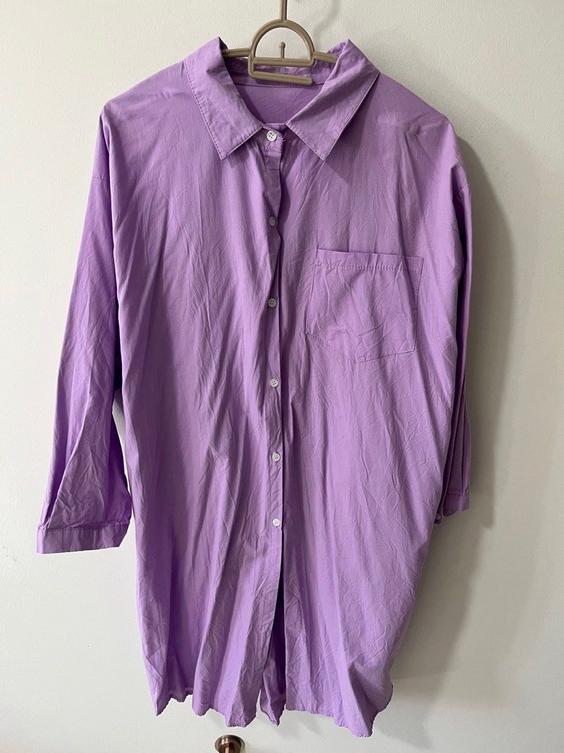 Purple Cotton Shirt