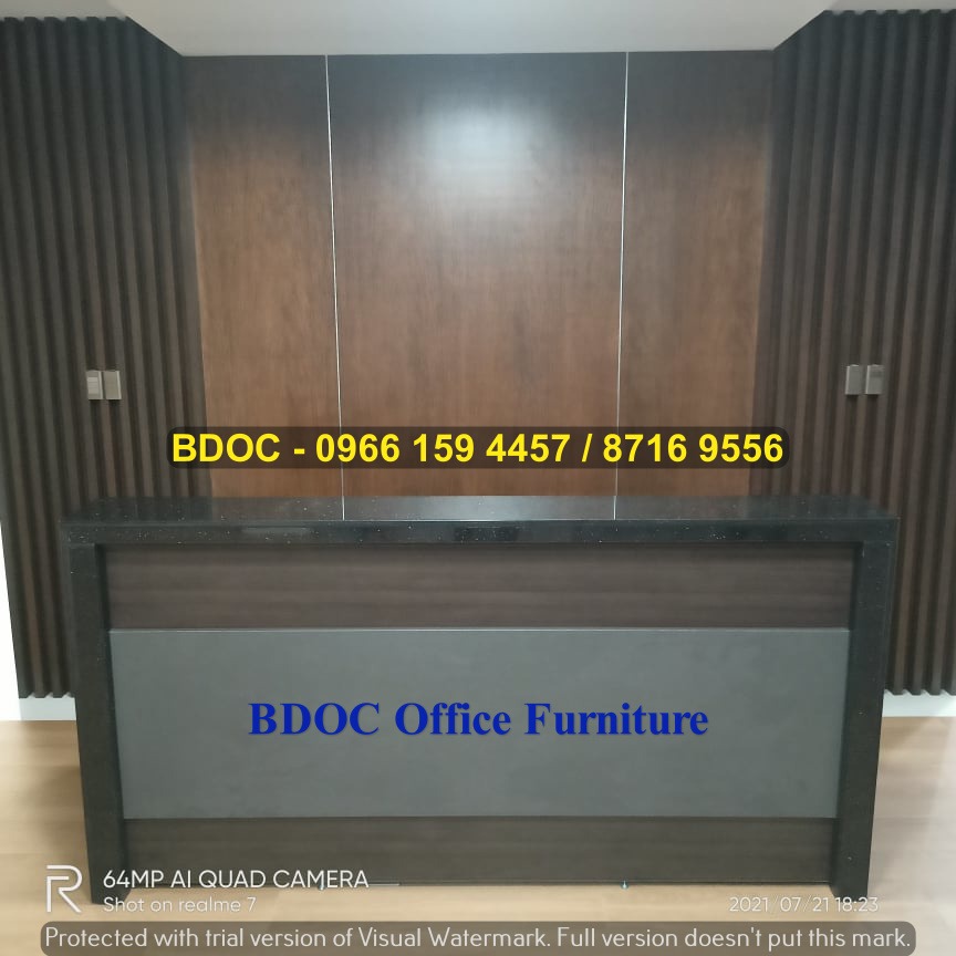 RECEPTION COUNTER | OFFICE PARTITION OFFICE FURNITURE, Furniture & Home ...
