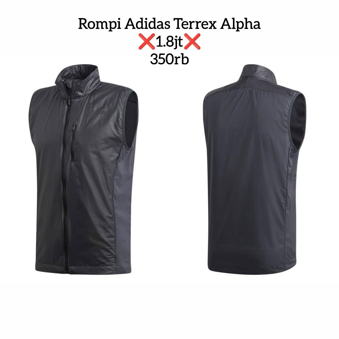 Rompi Adidas Terrex Agravic Alpha Vest Fesyen Pria Pakaian