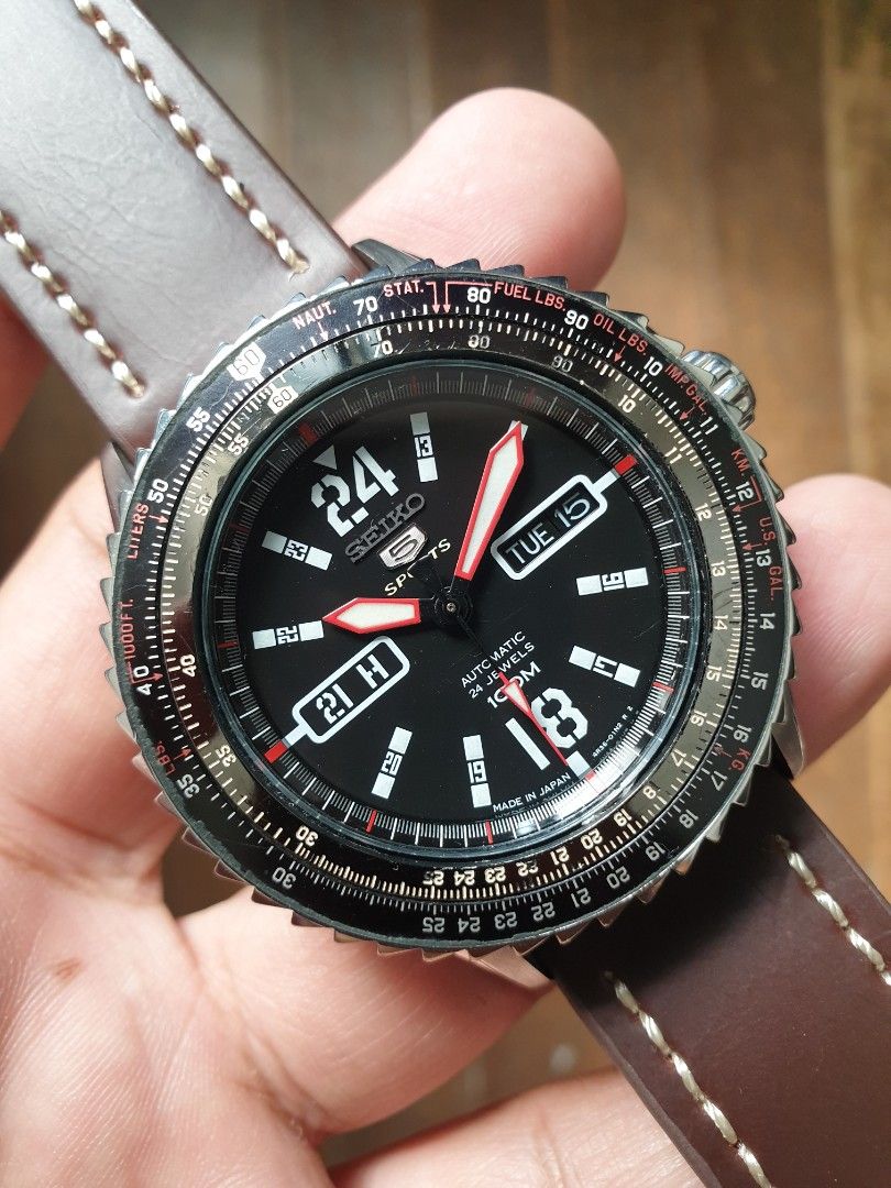 Seiko 5 deals slide rule