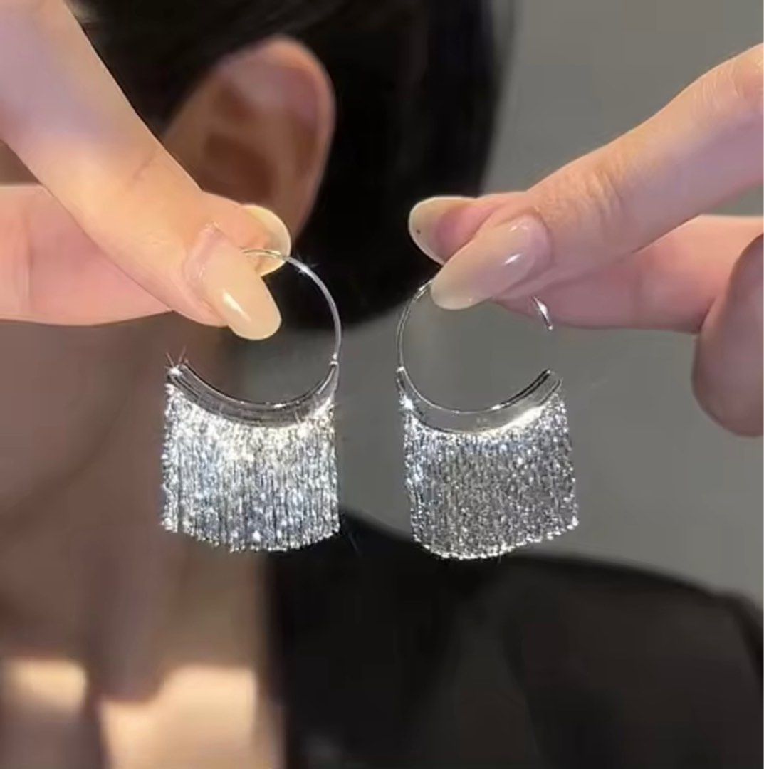 Girl with tassel earring new arrivals