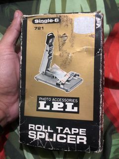 Single 8 roll tape film splicer - LEL