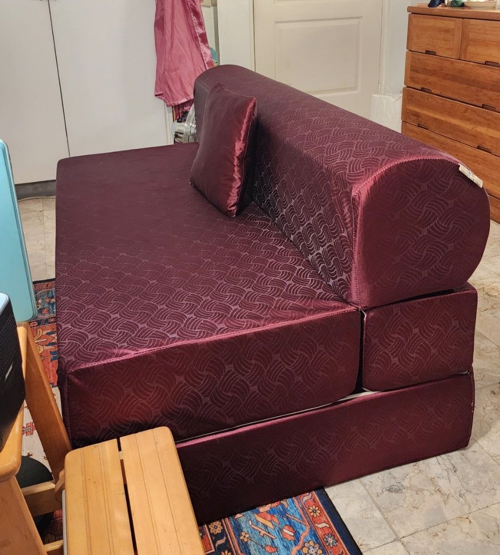 Mandaue Foam Sit & Sleep Sofa Bed/ mattress, Furniture & Home Living