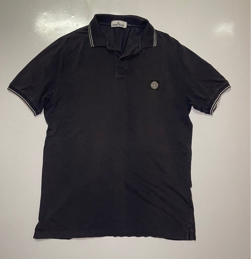 STONE ISLAND POLO SHIRT, Men's Fashion, Tops & Sets, Tshirts & Polo Shirts  on Carousell