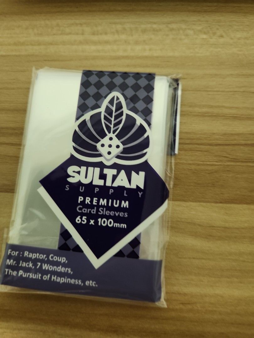 Sultan supply premium sleeves 65*100mm, Hobbies & Toys, Toys & Games on  Carousell