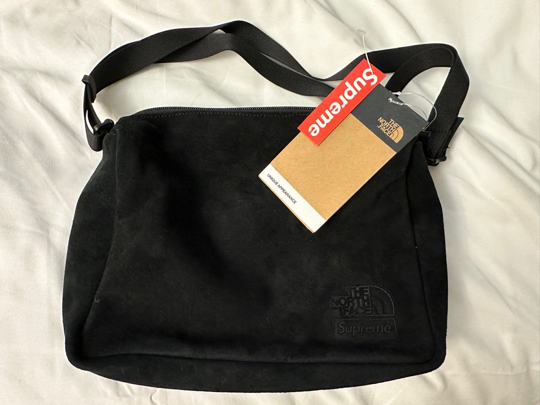 SUPREME®/THE NORTH FACE® SUEDE SHOULDER BAG, 名牌, 手袋及銀包