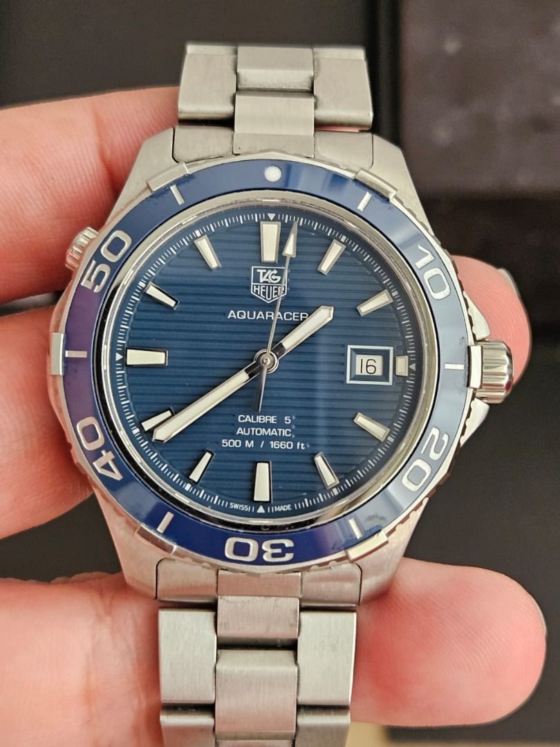 Tag heuer store aquaracer 500m blue
