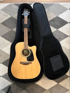 Takamine D Series ED1DC-NS Acoustic Guitar with Kavaborg case