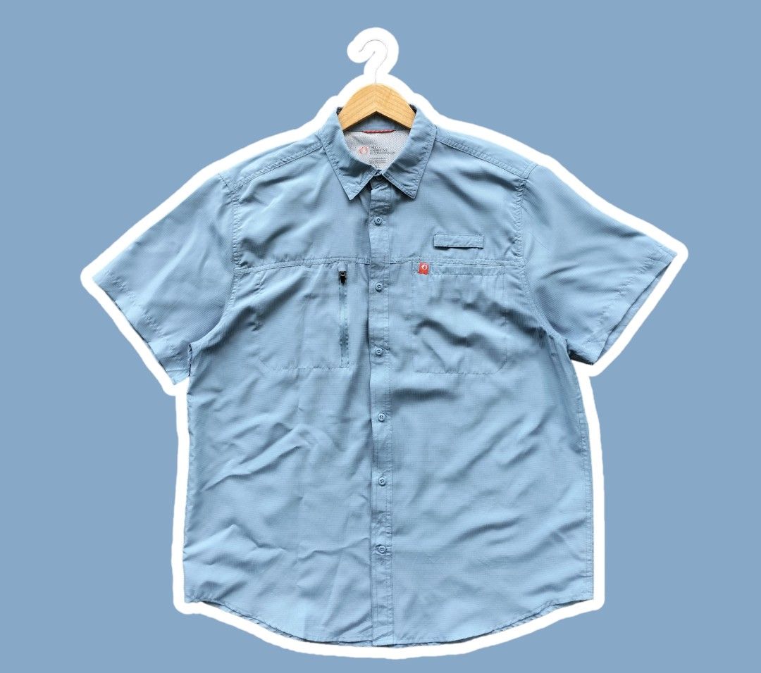 THE AMERICAN OUTDOORSMAN OUTDOOR FISHING SHIRT, Men's Fashion, Tops & Sets,  Formal Shirts on Carousell