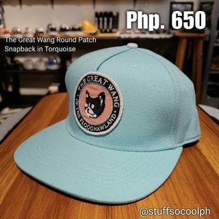 The Great Wang Round Patch Snapback in Turquoise