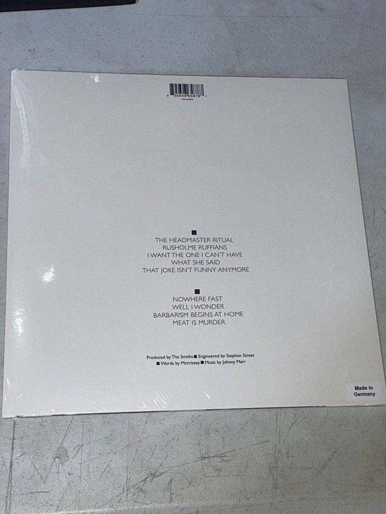 The Smiths Meat Is Murder 180 Gram Vinyl (Category: Vinyls) located in Paranaque City. Submitted by prelovedorbrandnewshop (Listing ID 1280010771, Image 2). Description: Digitally remastered edition of this 1985 album from the legendary British quartet. With their second proper album Meat Is Murder, The Smiths began to branch out and diversify, while refining the jangling guitar pop of their debut. “The Headmaster Ritual” and “I Want the One I Ca